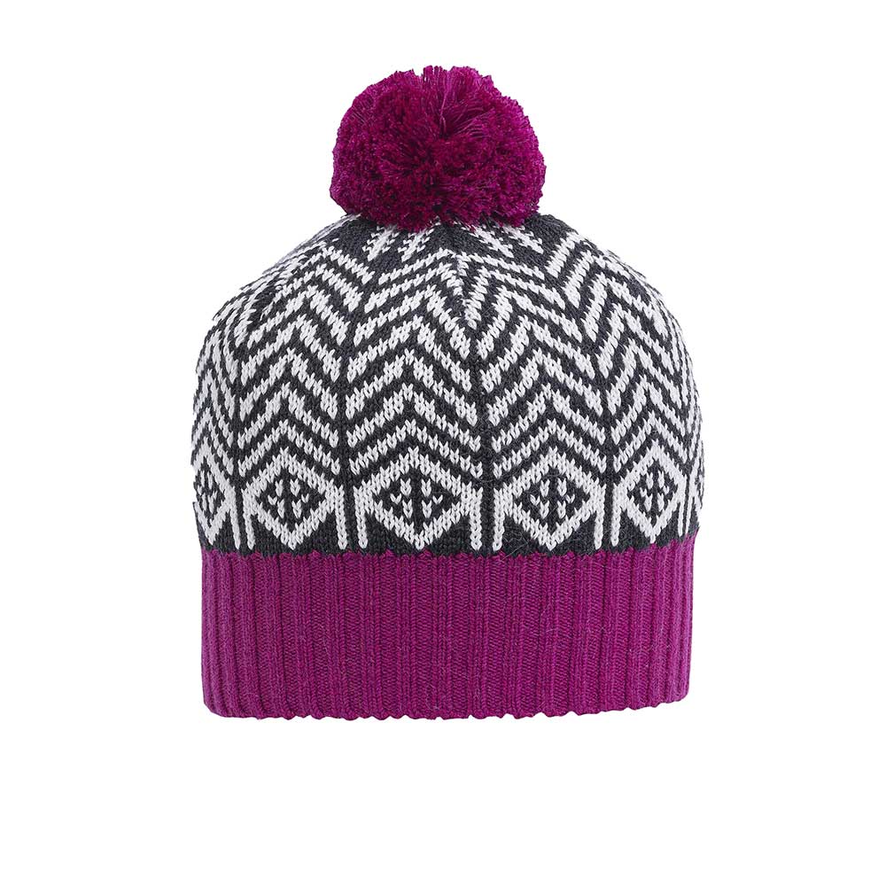 Women's Dot Beanie - Magenta