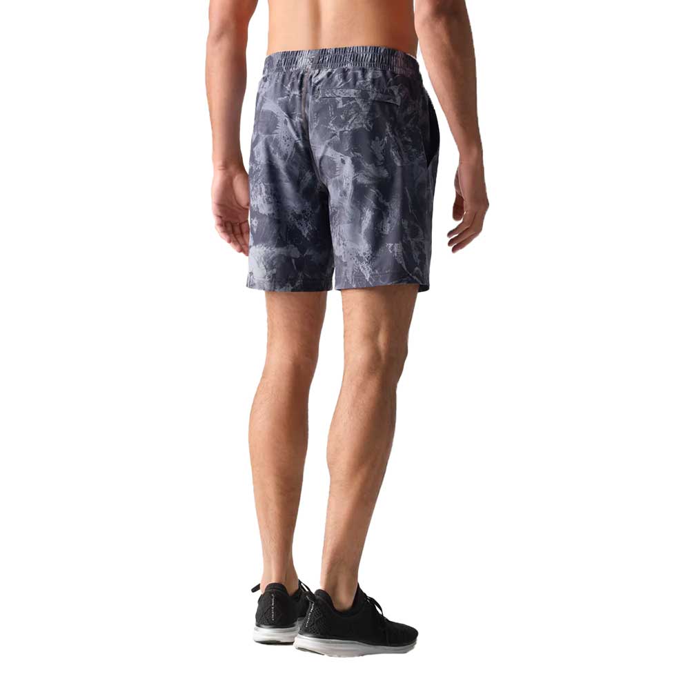 Mako Short 7" Unlined - Asphalt Marble Print
