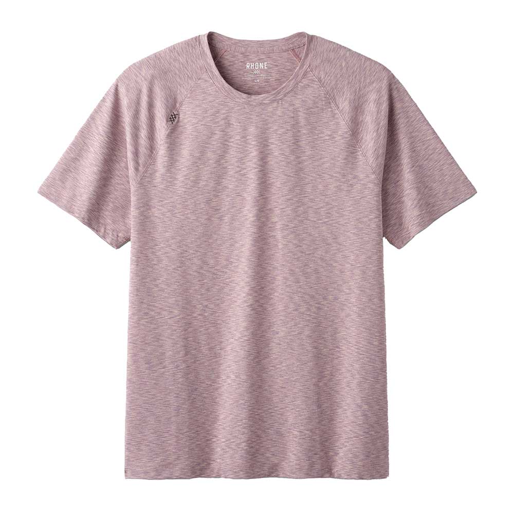 Men's Reign Short Sleeve - Discreet Mauve Space Dye
