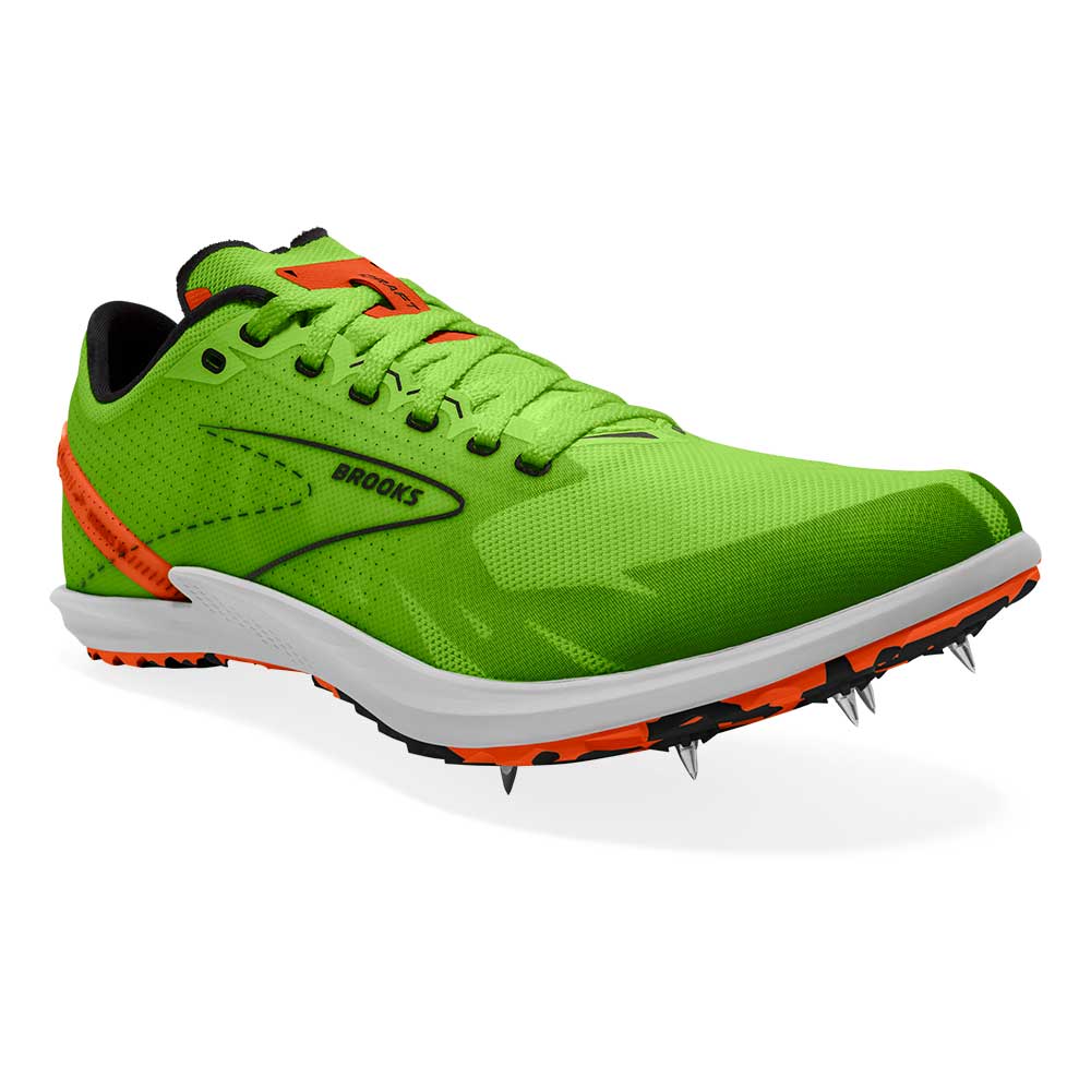 All Gender Draft XC Spike - Green Grecko/Red Orange/White- Regular (D)