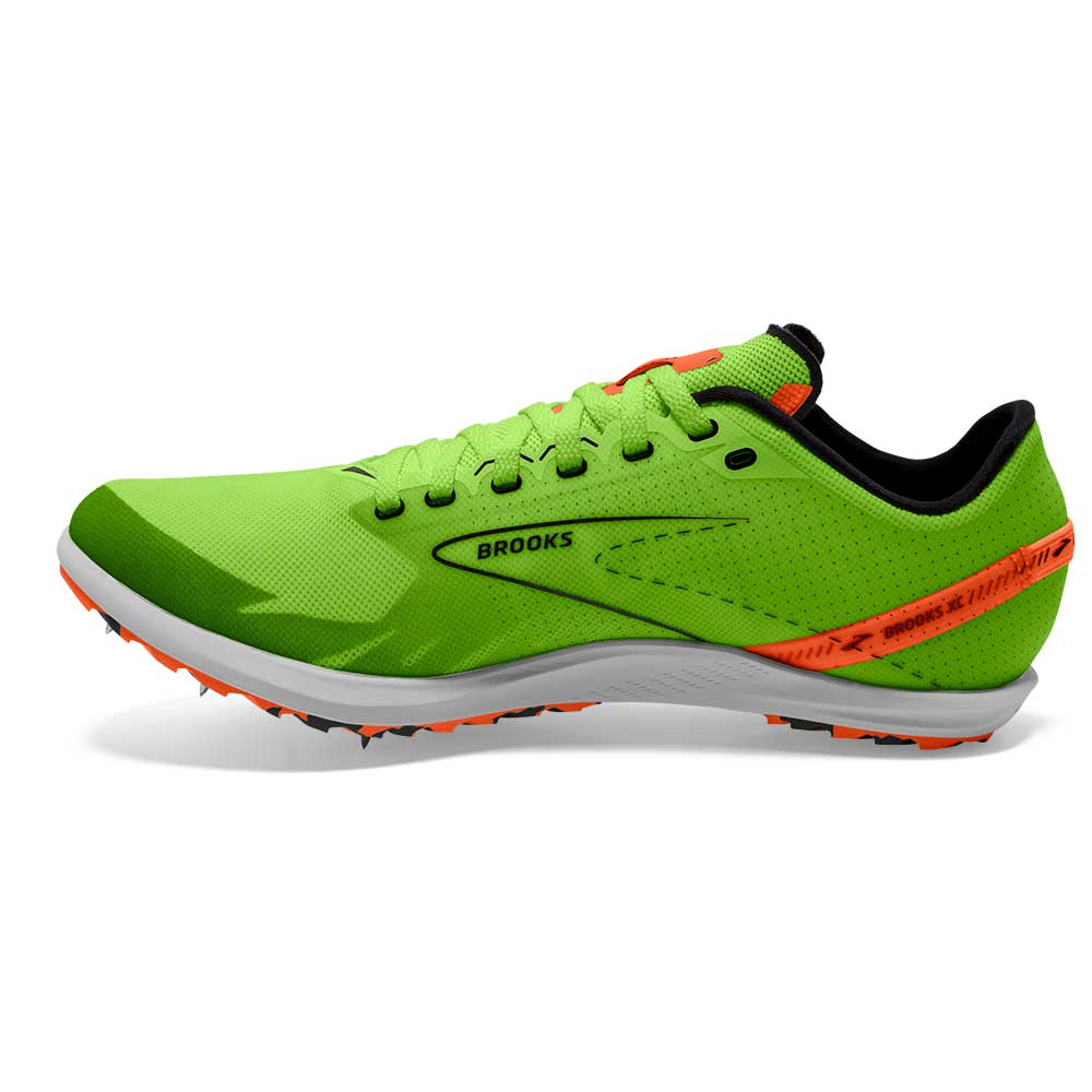 All Gender Draft XC Spike - Green Grecko/Red Orange/White- Regular (D)