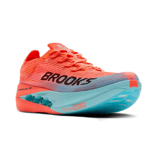 All Gender Hyperion Elite 5 Running Shoe - Pink Clay/Atomizer Blue - Regular (D)