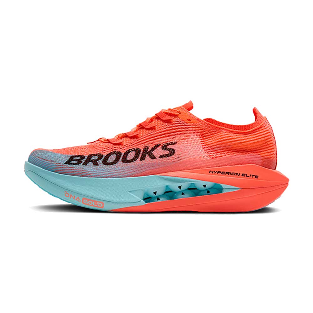 All Gender Hyperion Elite 5 Running Shoe - Pink Clay/Atomizer Blue - Regular (D)