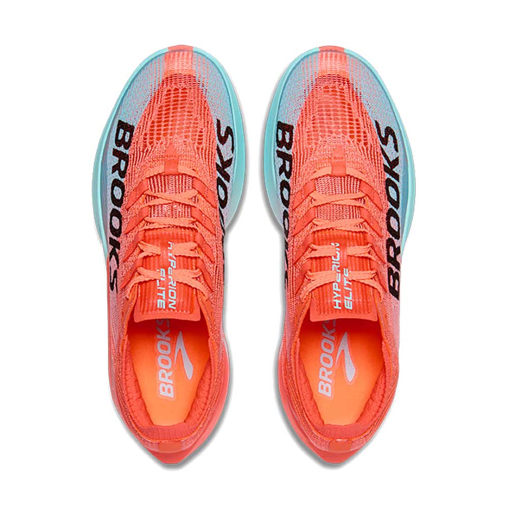 All Gender Hyperion Elite 5 Running Shoe - Pink Clay/Atomizer Blue - Regular (D)