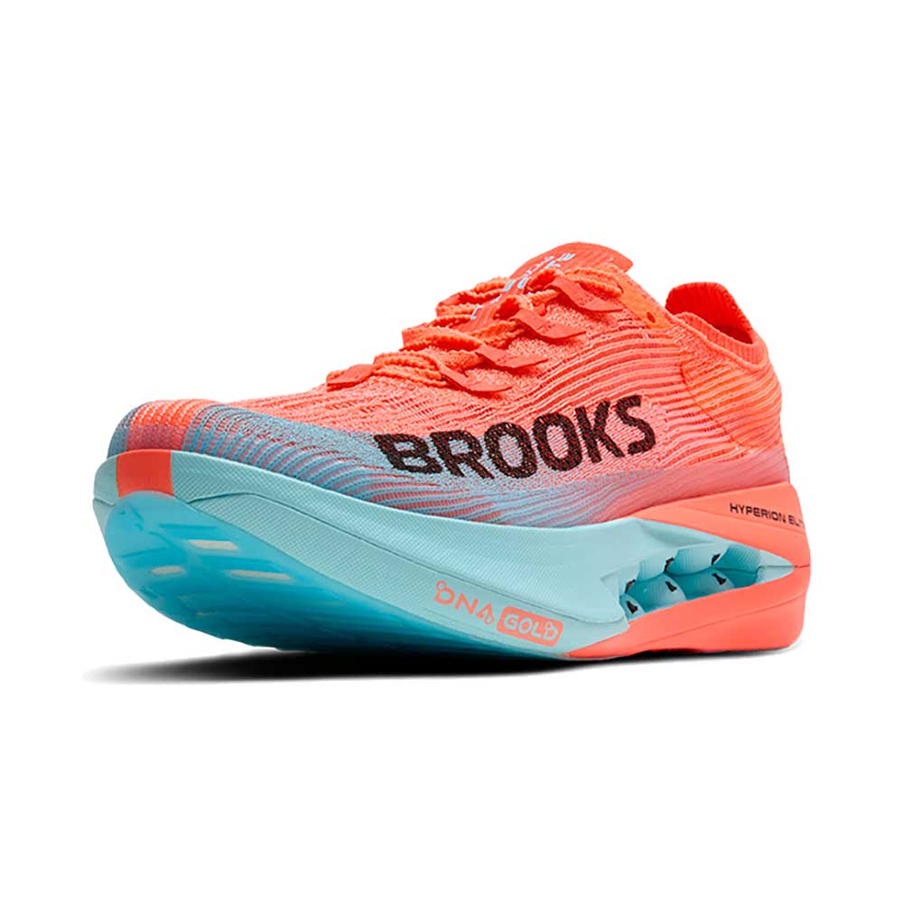 All Gender Hyperion Elite 5 Running Shoe - Pink Clay/Atomizer Blue - Regular (D)