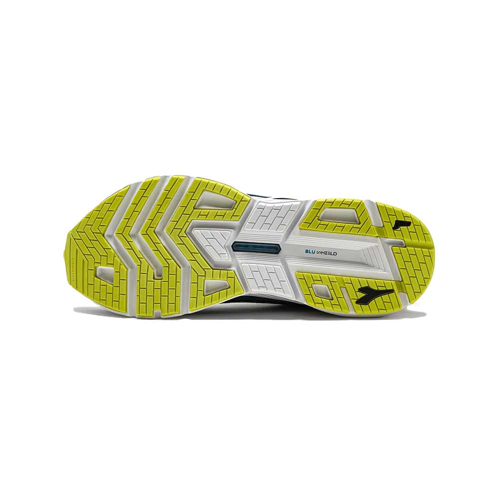 Men's Mythos Blushield Volo 3 Running Shoe - Blue Opal/White/Evening Primrose - Regular (D)