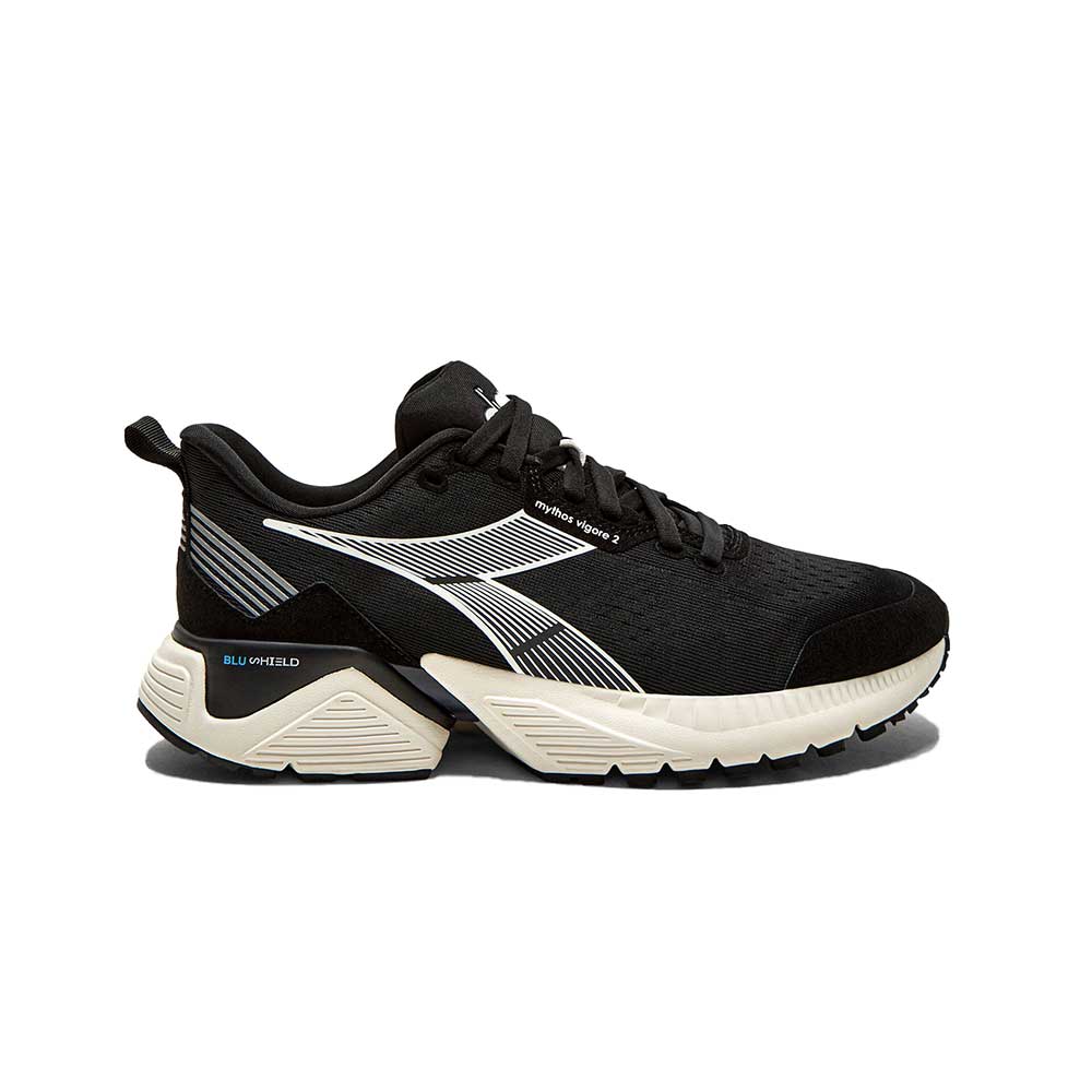 Women's Mythos Blushield Vigore 2 Running Shoe - Black/Whisper White - Regular (B)