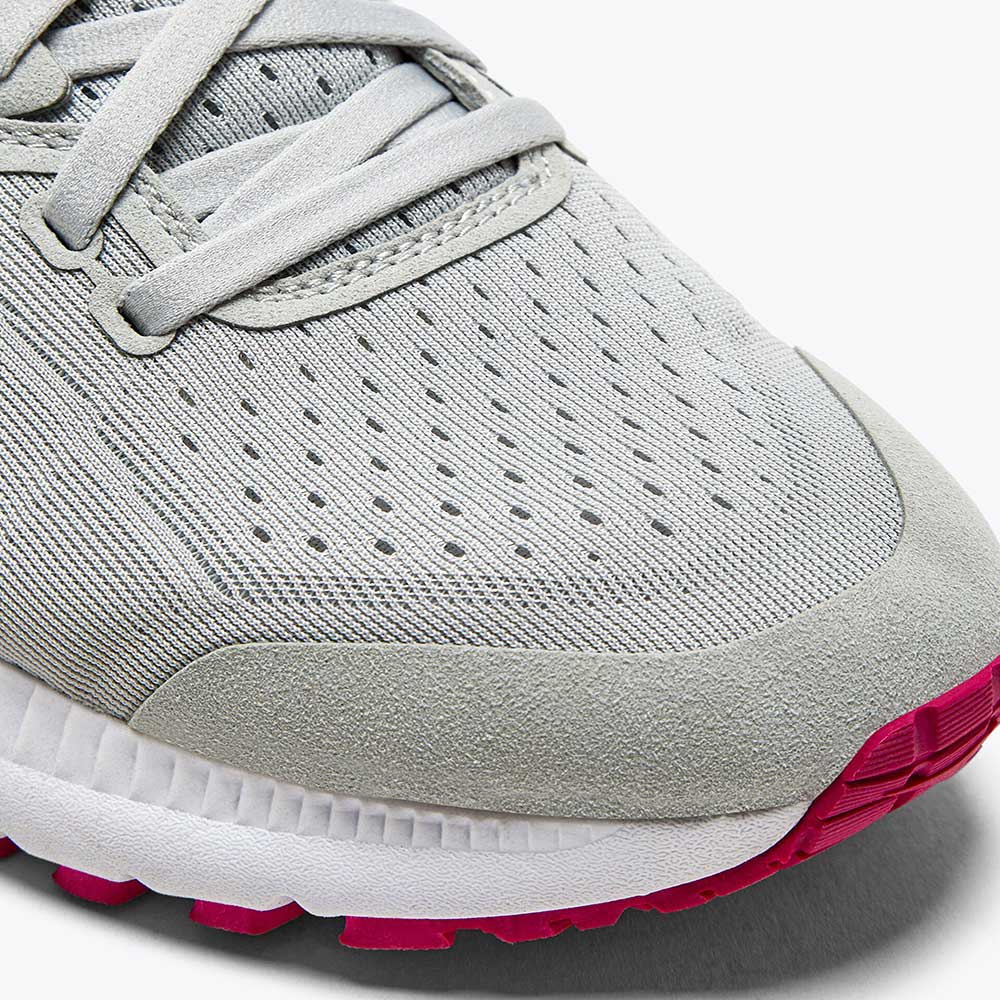 Women's Mythos Blushield Vigore 2 Running Shoe - Silver Dd/Blk/Rubine Red - Regular (B)