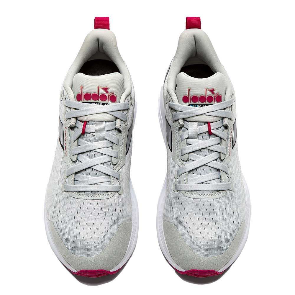 Women's Mythos Blushield Vigore 2 Running Shoe - Silver Dd/Blk/Rubine Red - Regular (B)