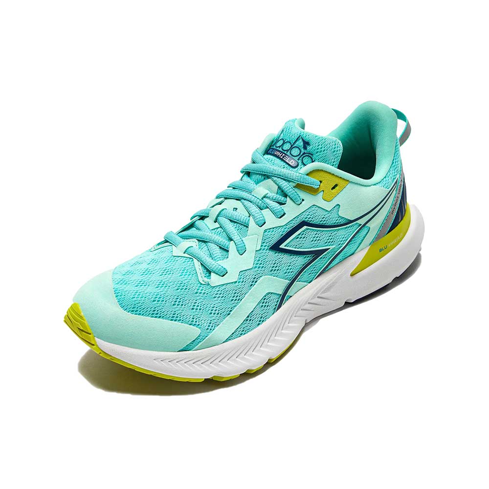 Women's Mythos Blushield Volo 3 Running Shoe - Aruba Blue/Blue Opal - Regular (B)