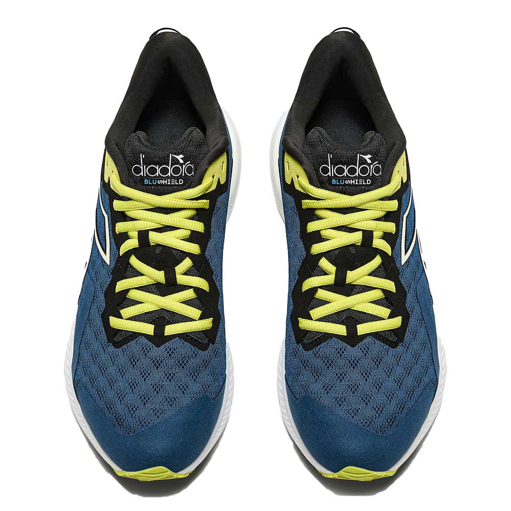 Men's Mythos Blushield Volo 3 Running Shoe - Blue Opal/White/Evening Primrose - Regular (D)