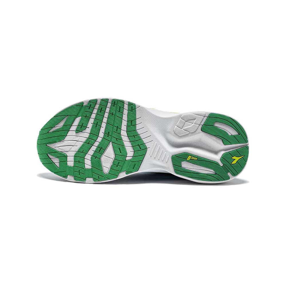 Women's Nucleo 2 Running Shoe - White/Lime - Regular (B)