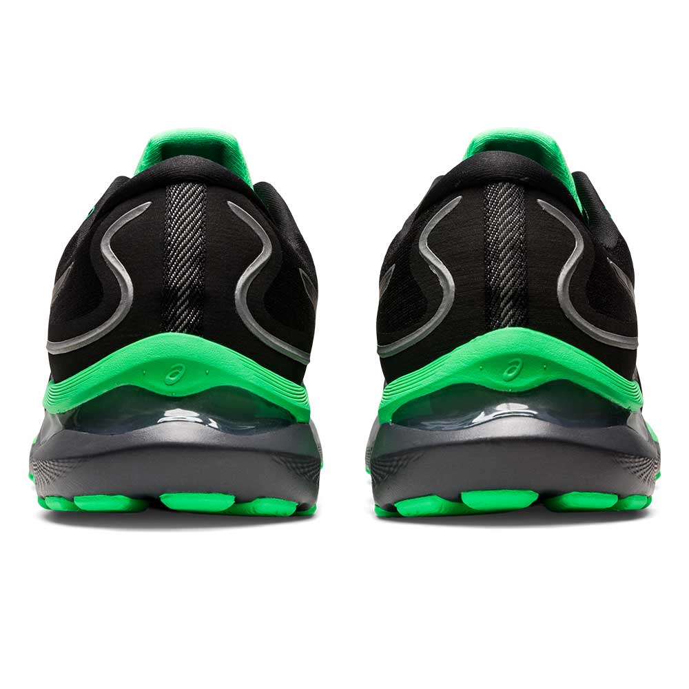 Men's Gel-Cumulus 24 Lite-Show Running Shoe - Black/New Leaf - Regular (D)