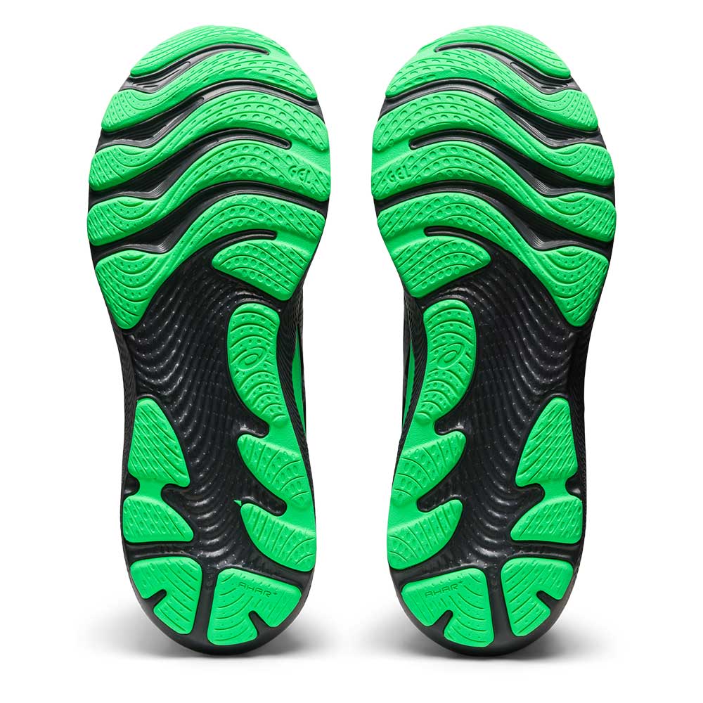 Men's Gel-Cumulus 24 Lite-Show Running Shoe - Black/New Leaf - Regular (D)