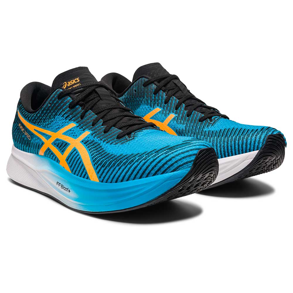 Men's Magic Speed 2 Running Shoe - Island Blue/Orange Pop - Regular (D)