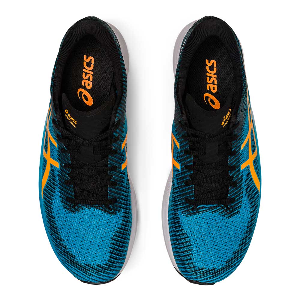 Men's Magic Speed 2 Running Shoe - Island Blue/Orange Pop - Regular (D)