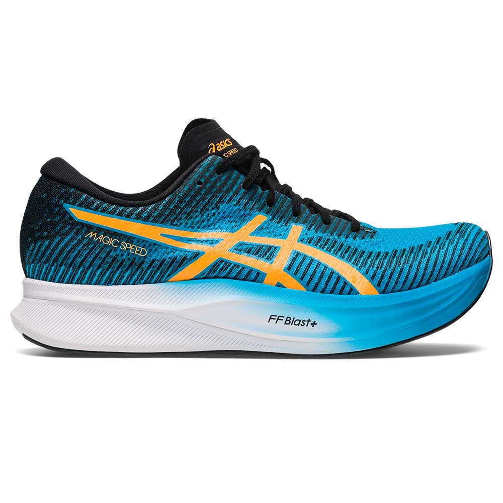 Men's Magic Speed 2 Running Shoe - Island Blue/Orange Pop - Regular (D)