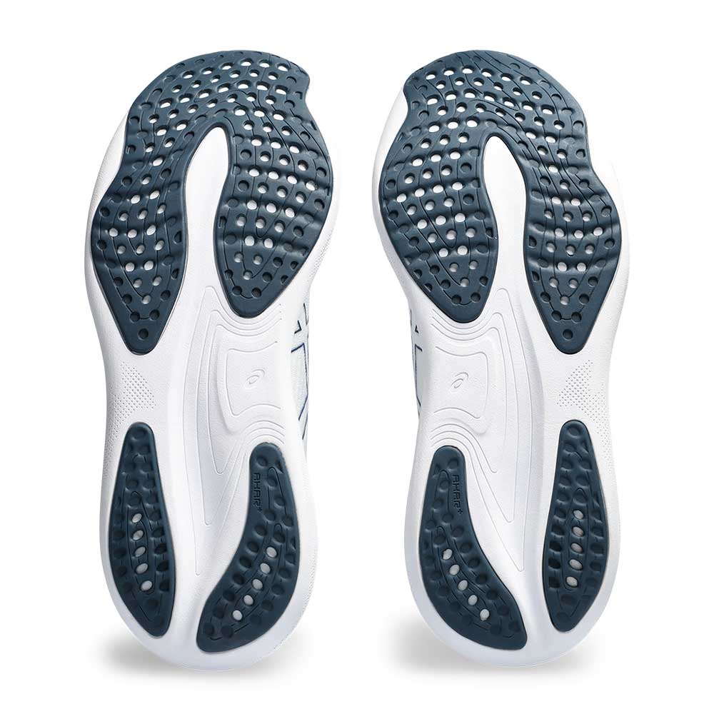 Men's Gel-Nimbus 25 Running Shoe - White/Illusion Blue- Regular (D)