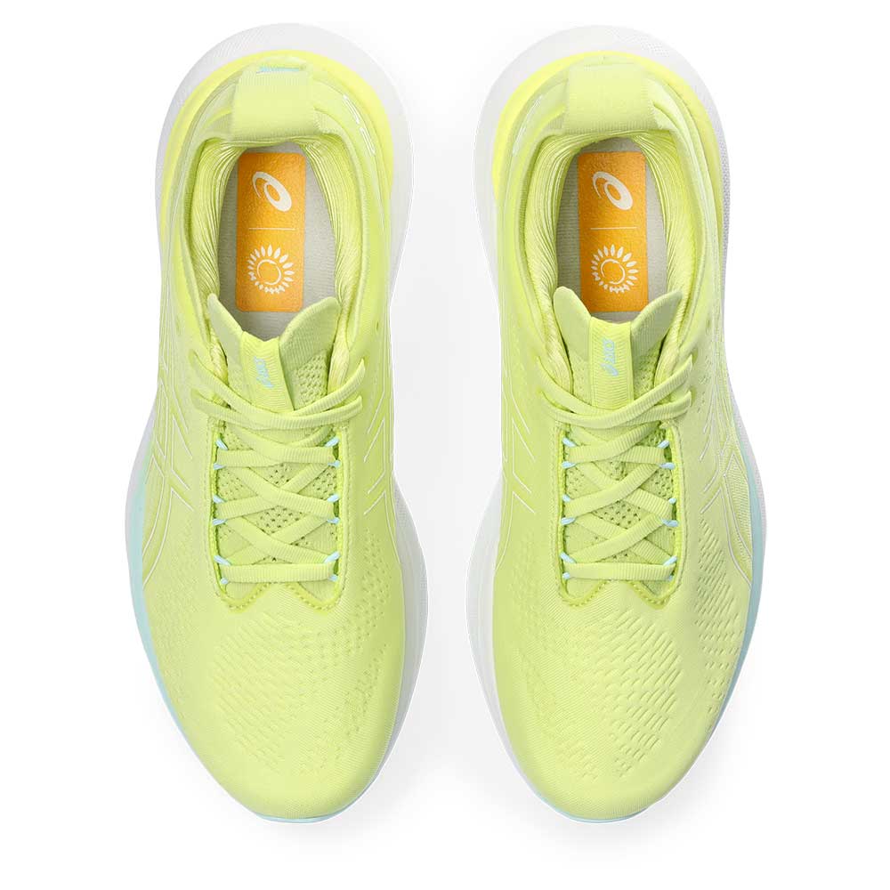 Men's Gel-Nimbus 25 Running Shoe- Glow Yellow/White- Regular (D)