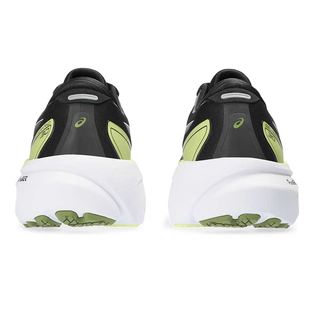 Men's Gel-Kayano 30 Running Shoe - Black/Glow Yellow- Regular (D)