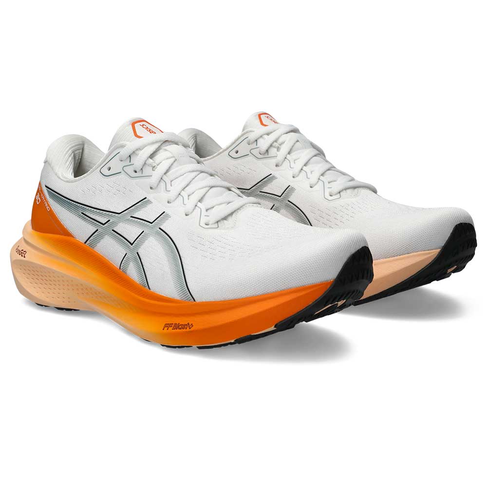 Men's Gel-Kayano 30 Running Shoe - White/Ocean Haze - Regular (D)