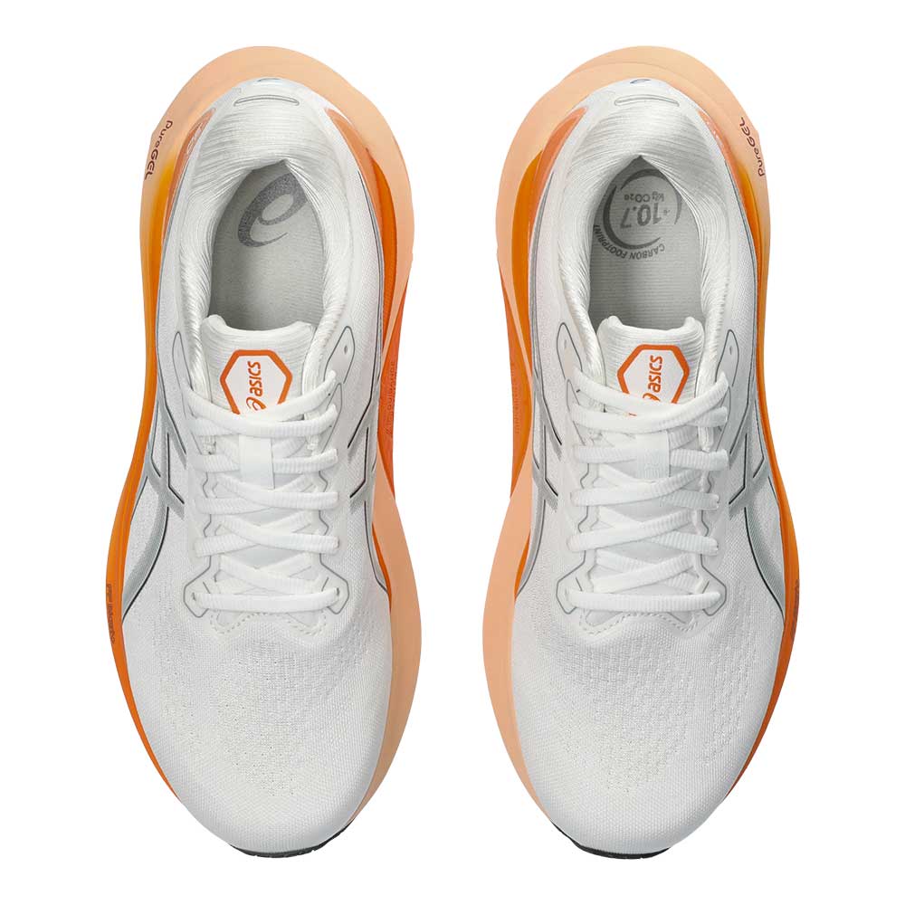 Men's Gel-Kayano 30 Running Shoe - White/Ocean Haze - Regular (D)