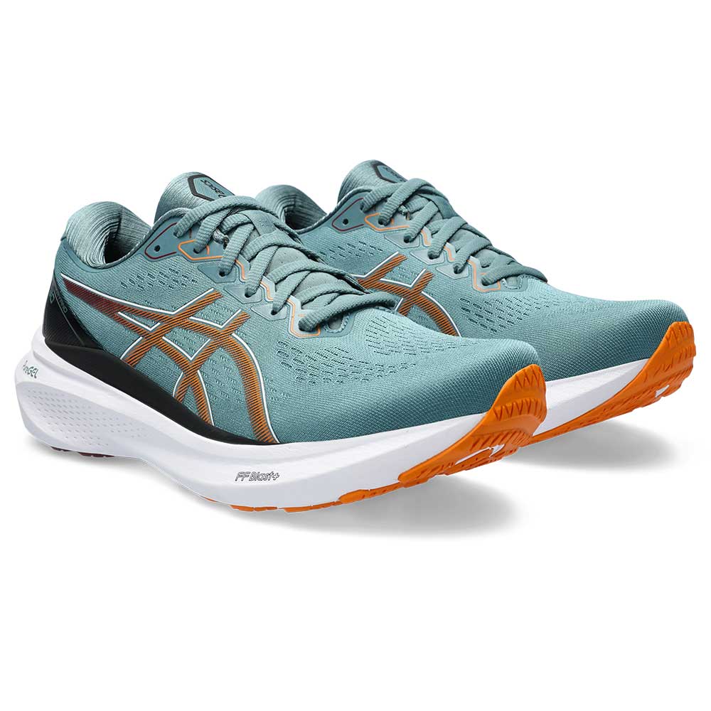 Men's Gel-Kayano 30 Running Shoe - Foggy Teal/Bright Orange - Regular (D)