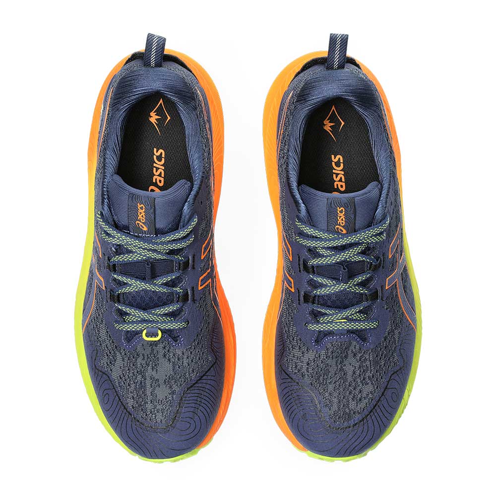 Men's Trabuco Max 2 Running Shoe - Deep Ocean/Bright Orange - Regular (D)
