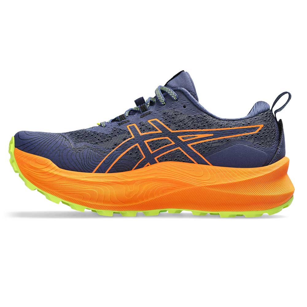 Men's Trabuco Max 2 Running Shoe - Deep Ocean/Bright Orange - Regular (D)
