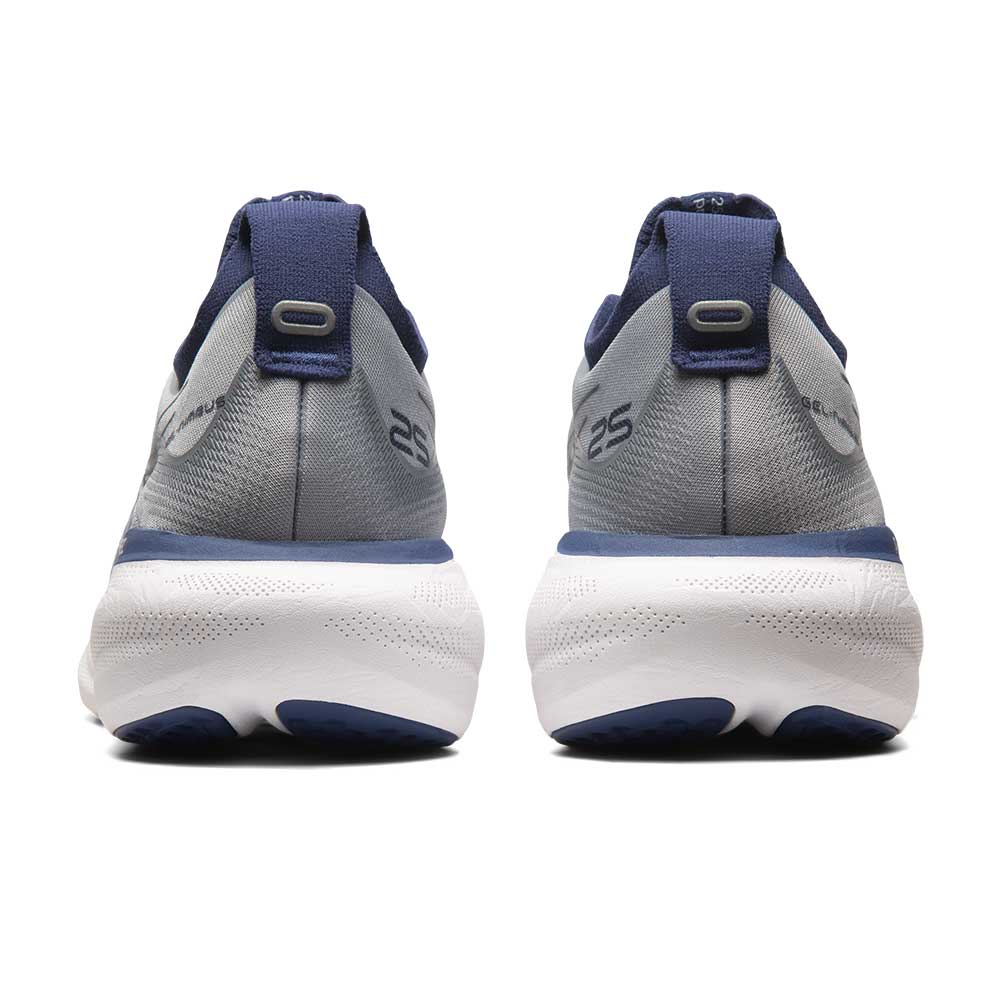Men's Gel-Nimbus 25 Running Shoe - Sheet Rock/Indigo Blue - Extra Wide (4E)
