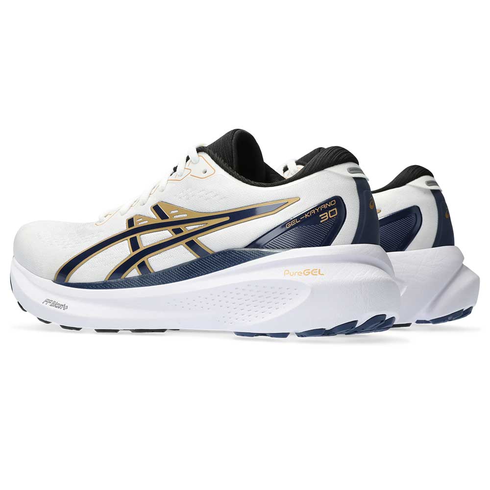 Men's Gel-Kayano 30 Anniversary Running Shoe - White/Deep Ocean - Regular (D)