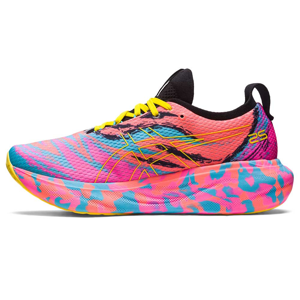 Men's Gel-Nimbus 25 Running Shoe - Aquarium/Vibrant Yellow- Regular (D)