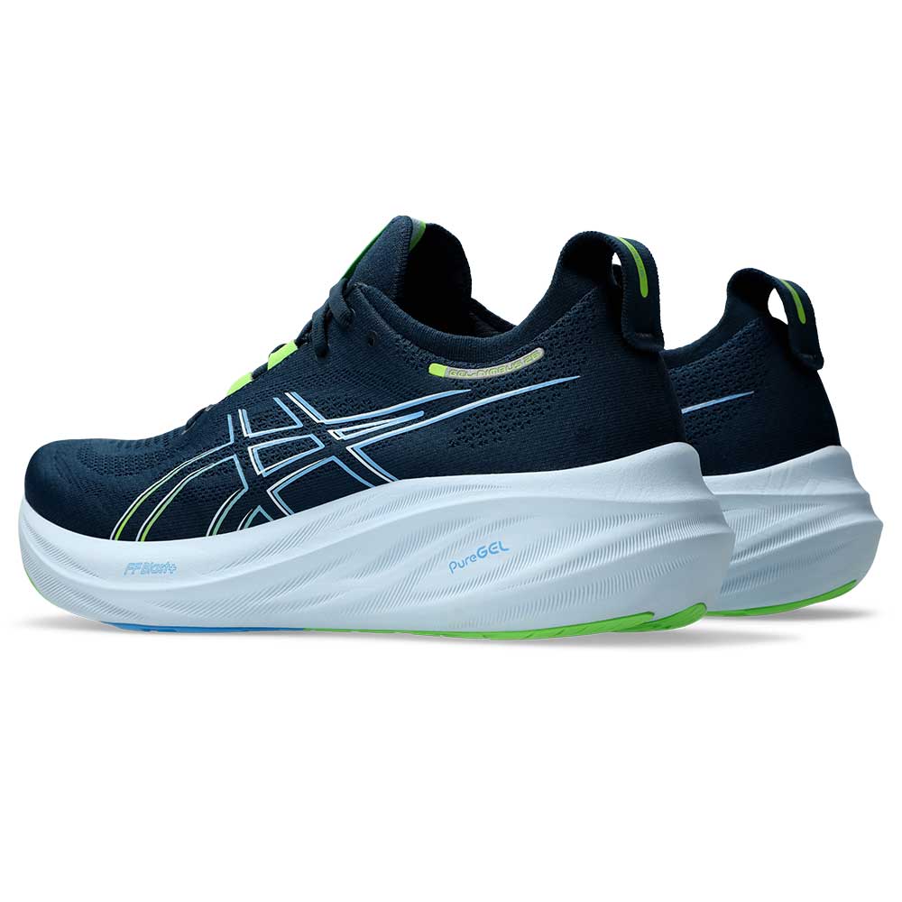 Men's Gel-Nimbus 26  - French Blue/Electric Lime - Regular (D)