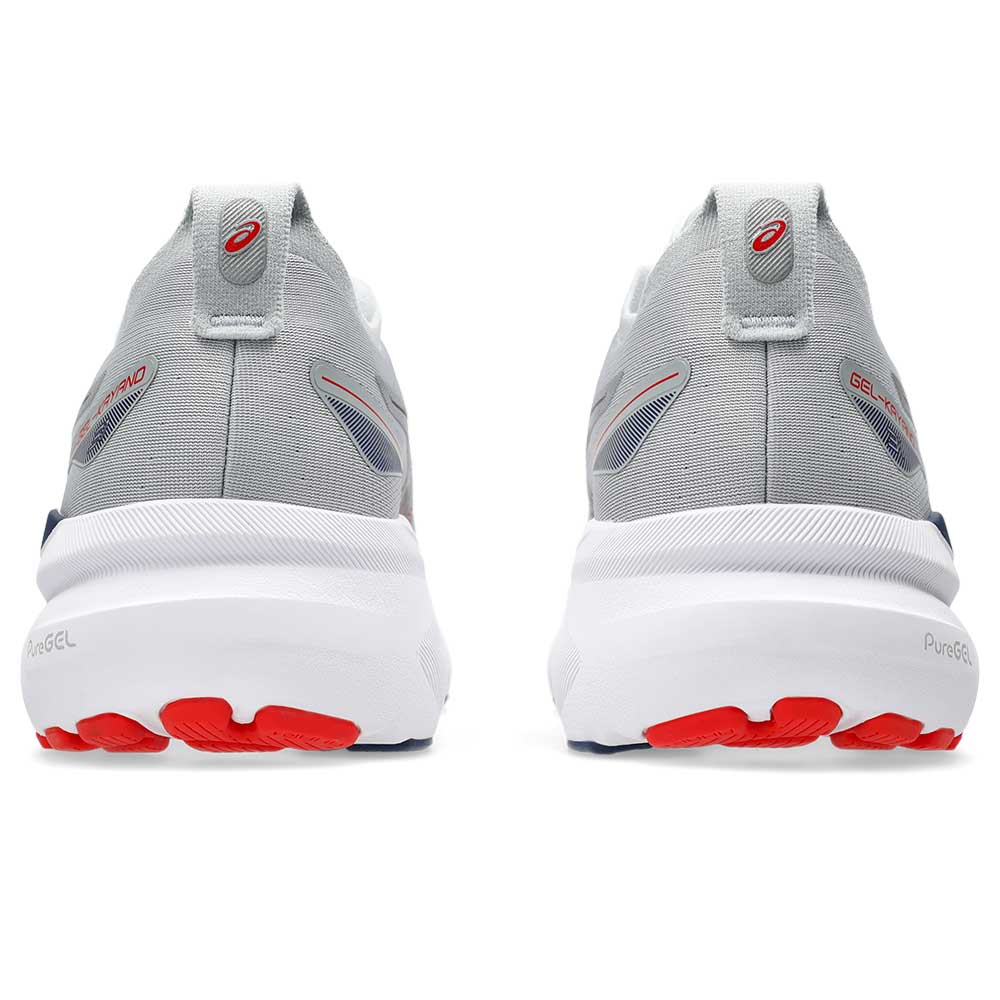 Men's Gel-Kayano 31 Running Shoe - Piedmont Grey/Fiery Red - Regular (D)