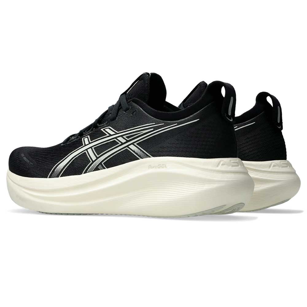 Men's Gel-Nimbus 27 Running Shoe - Black/Lake Grey - Extra Wide (4E)