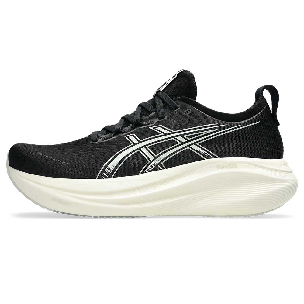 Men's Gel-Nimbus 27 Running Shoe - Black/Lake Grey - Extra Wide (4E)