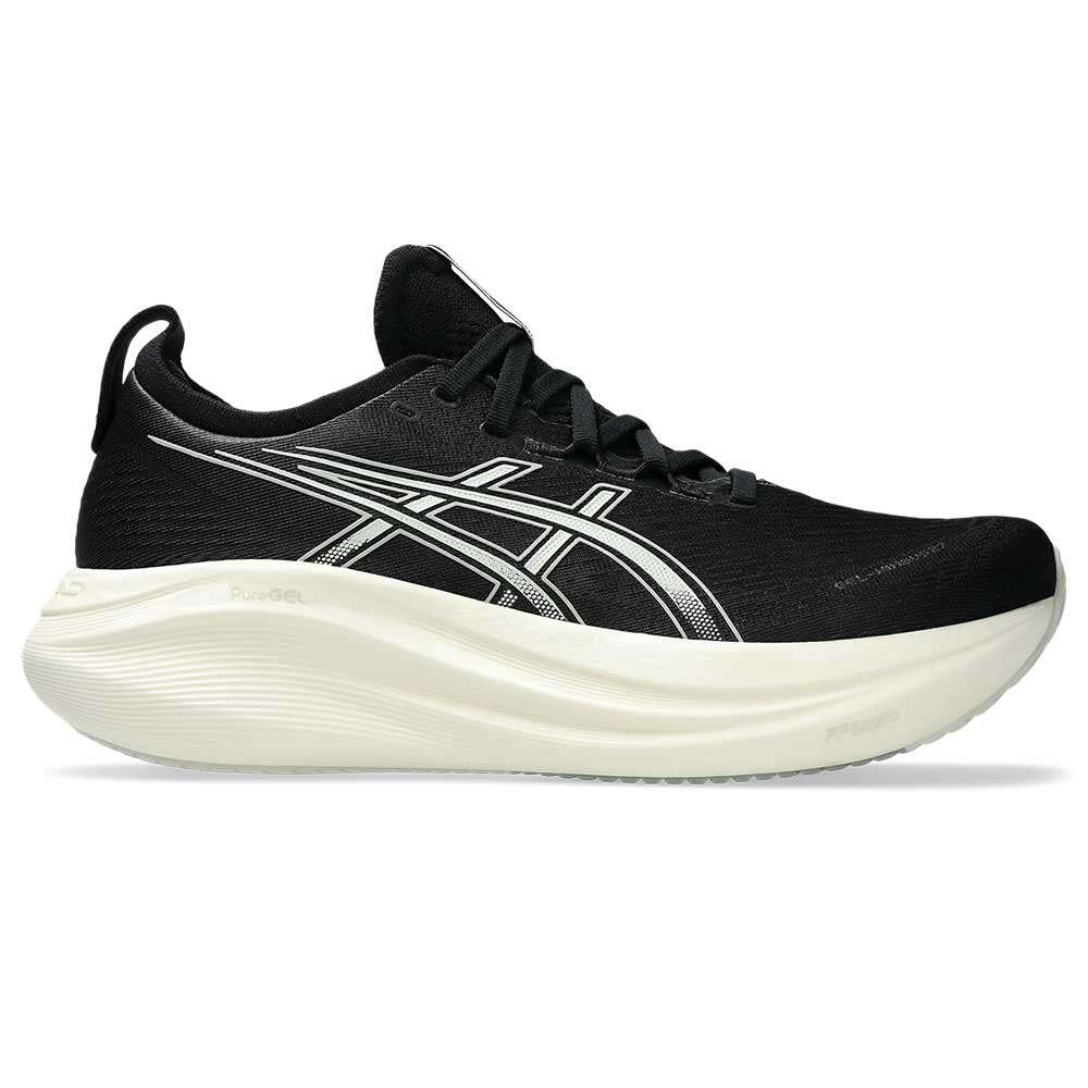 Men's Gel-Nimbus 27 Running Shoe - Black/Lake Grey - Extra Wide (4E)