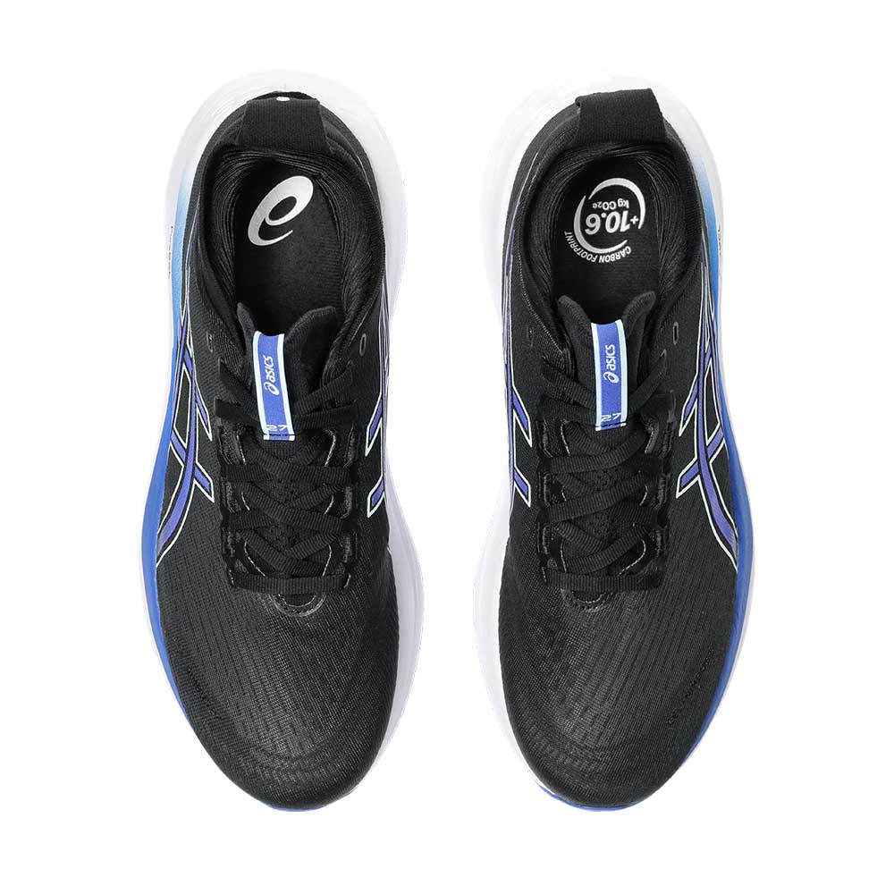 Men's Gel-Nimbus 27 Running Shoe - Black/Dark Cobalt - Regular (D)