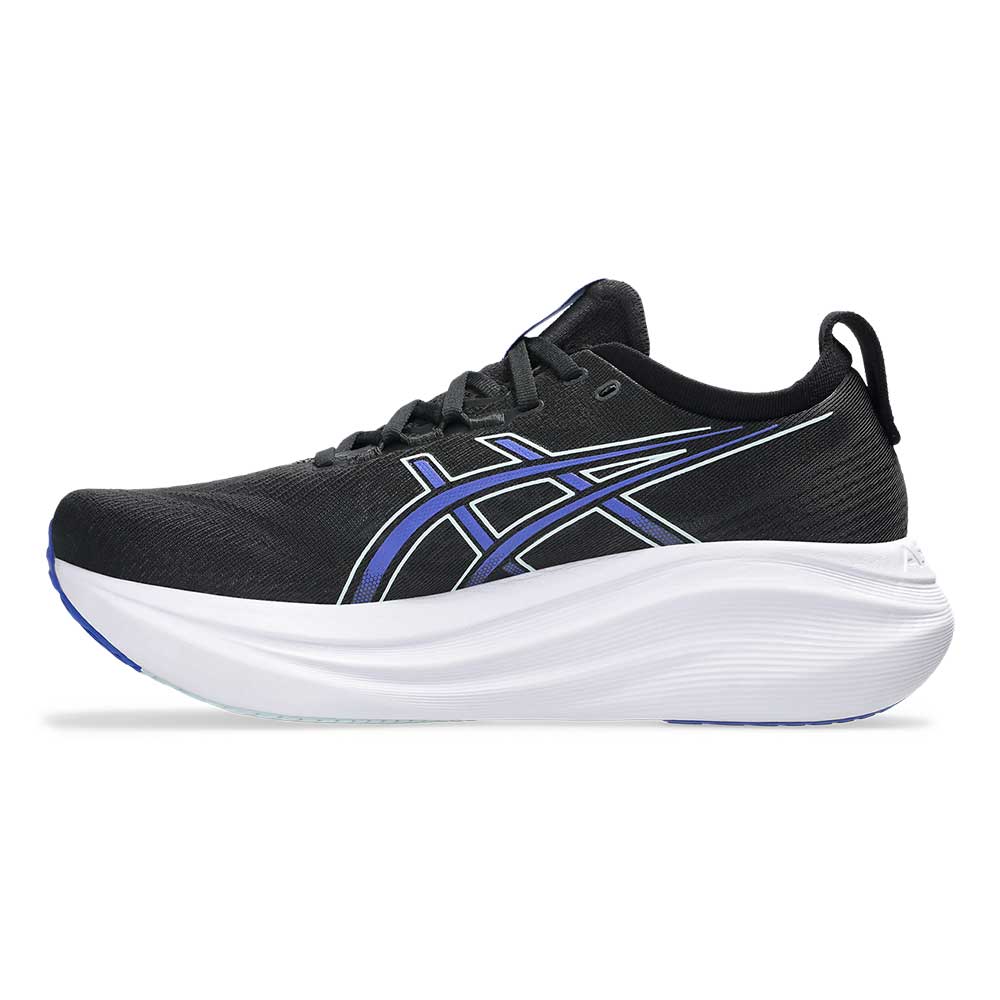 Men's Gel-Nimbus 27 Running Shoe - Black/Dark Cobalt - Regular (D)