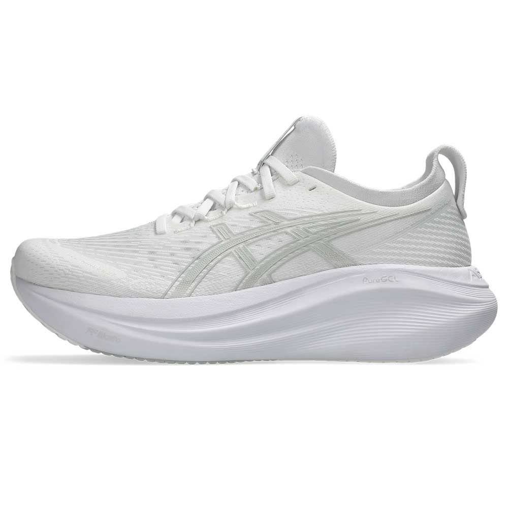 Men's Gel-Nimbus 27 (D) - White/Glacier Grey - Regular (D)