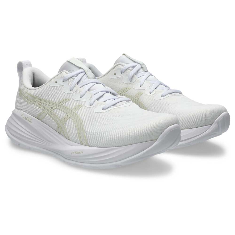 Men's Gel-Cumulus 27 Running Shoe - White/Lake Grey - Regular (D)