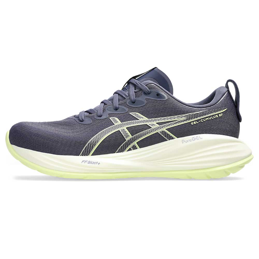 Men's Gel-Cumulus 27 Running Shoe - Indigo Fog/Lucid Yellow - Regular (D)