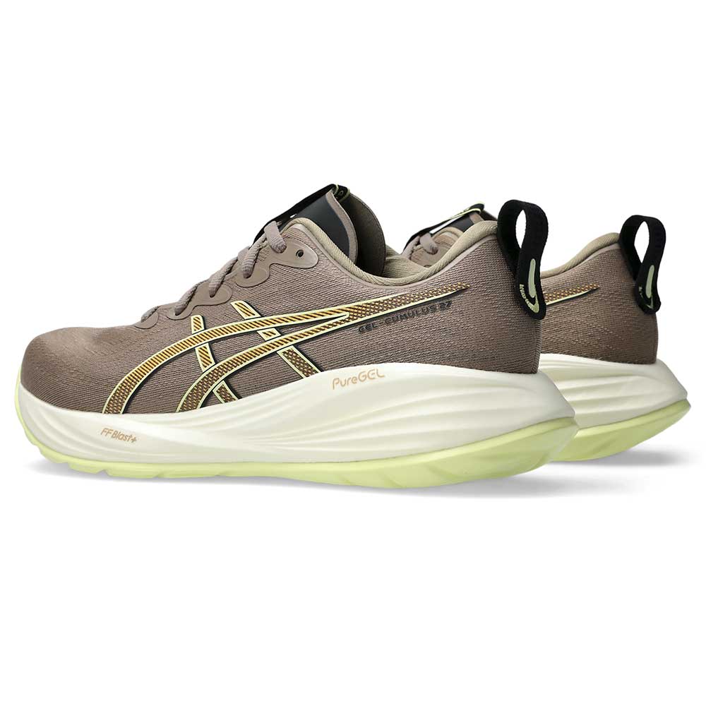 Men's Gel-Cumulus 27 Running Shoe - Taupe Grey/Black - Wide (2E)