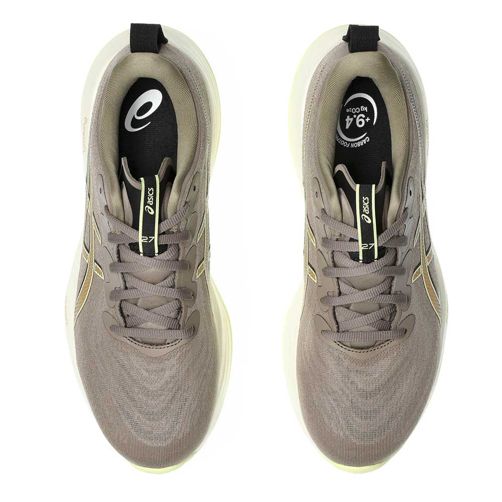 Men's Gel-Cumulus 27 Running Shoe - Taupe Grey/Black - Wide (2E)