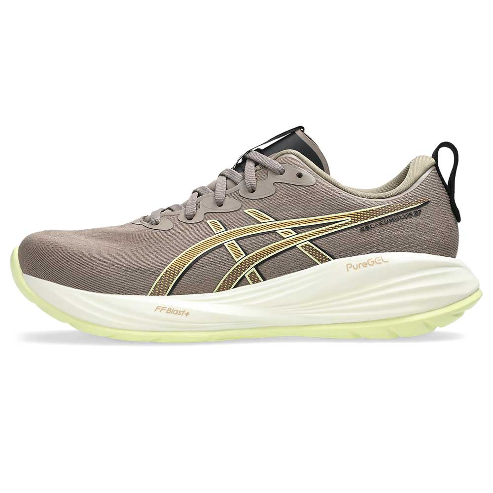 Men's Gel-Cumulus 27 Running Shoe - Taupe Grey/Black - Wide (2E)