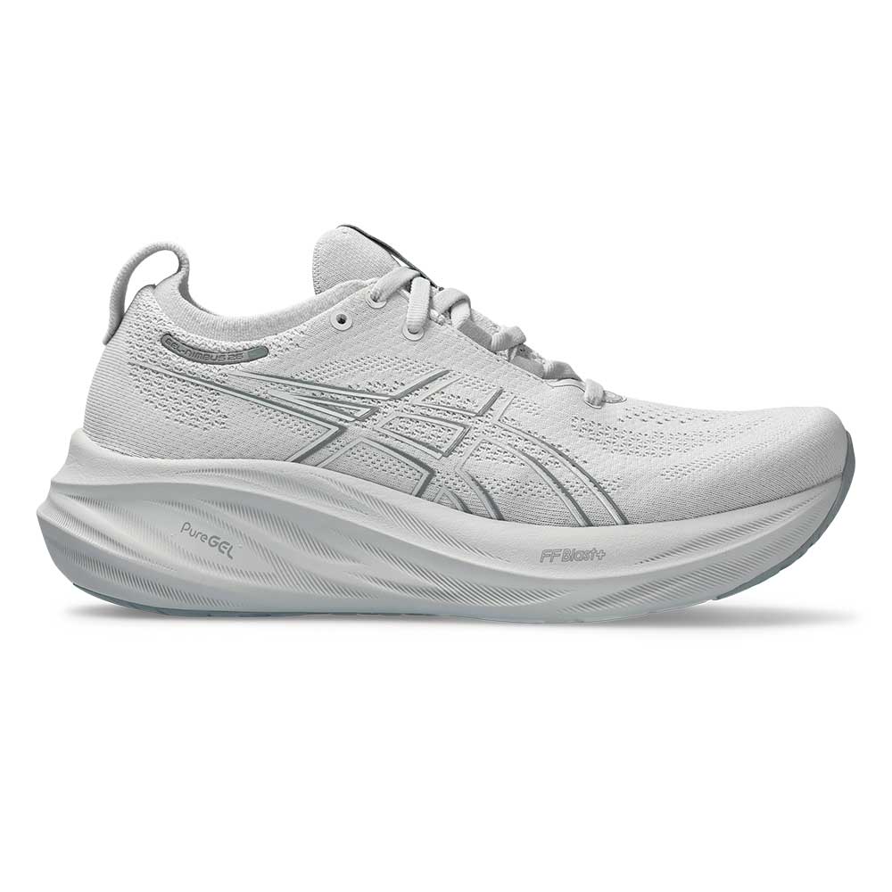 Men s Gel Nimbus 26 Running Shoe Concrete Pure Silver Regular D