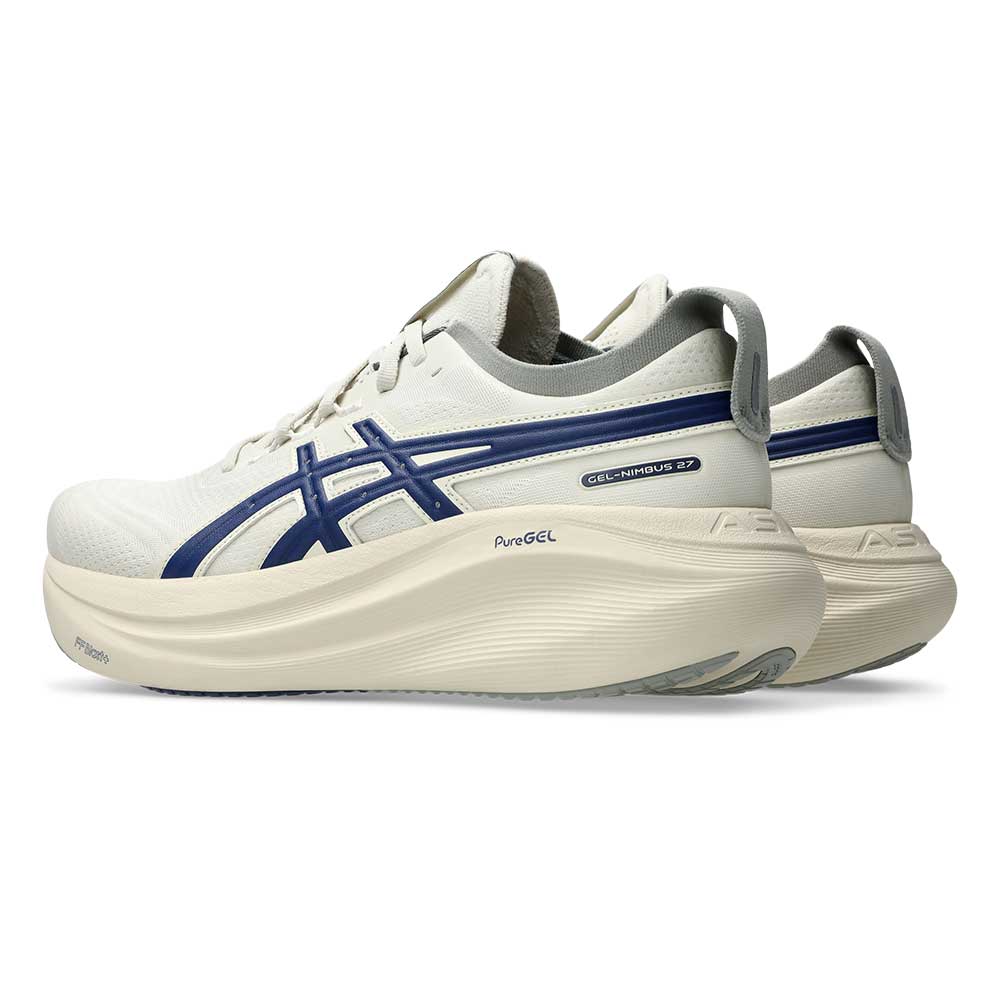 Men's Gel-Nimbus 27 ATC Running Shoe - Birch/Indigo Blue - Regular (D)