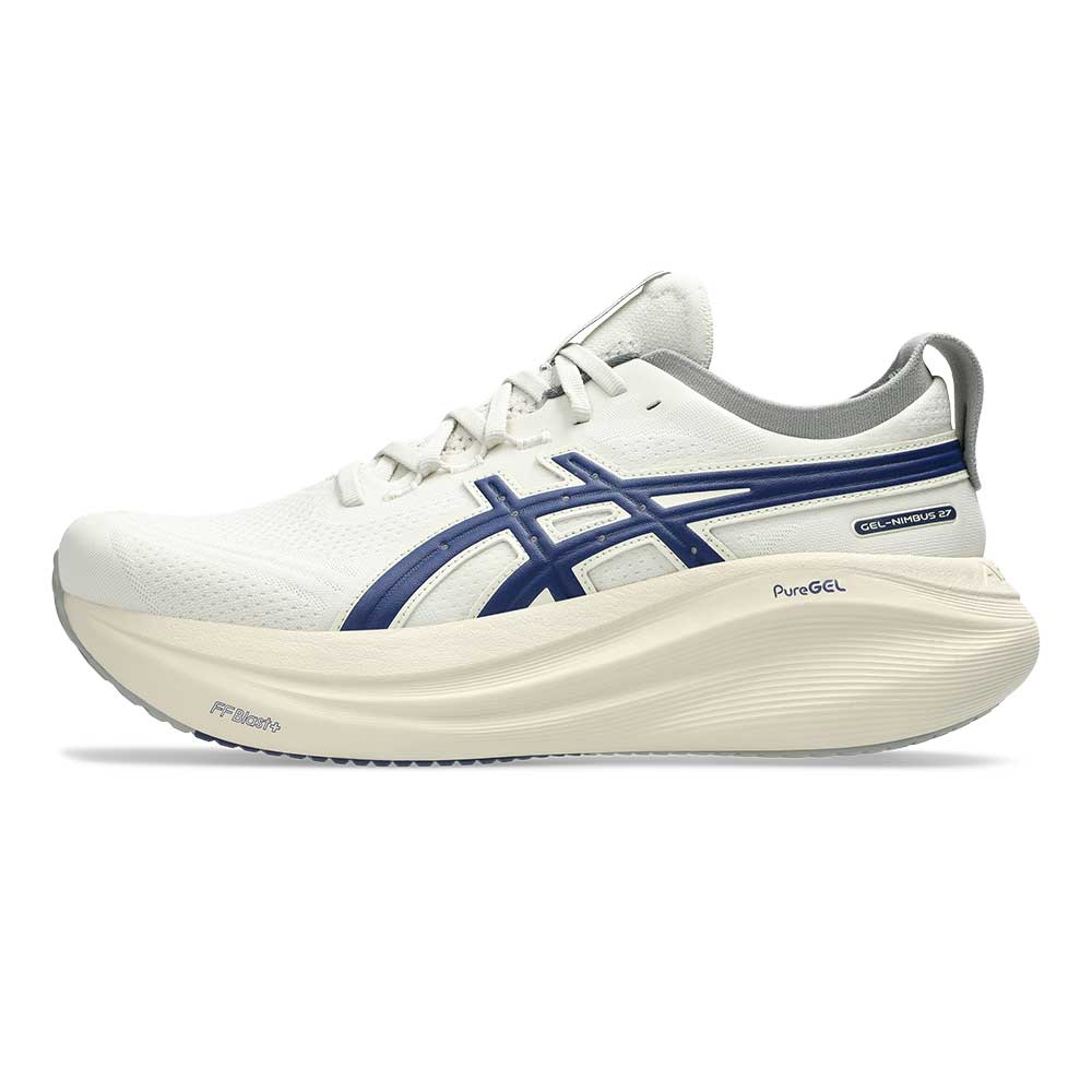 Men's Gel-Nimbus 27 ATC Running Shoe - Birch/Indigo Blue - Regular (D)