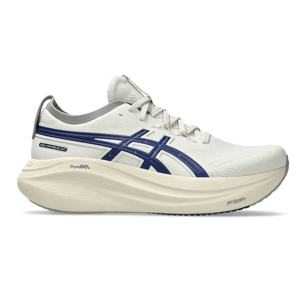 Men's Gel-Nimbus 27 ATC Running Shoe - Birch/Indigo Blue - Regular (D)
