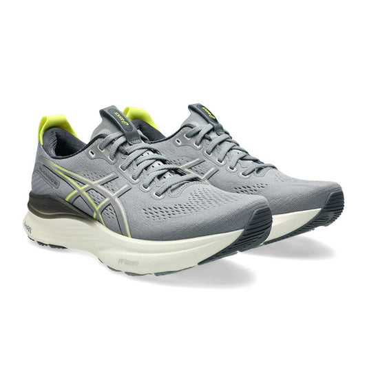Men's Gel-Kayano 32 Running Shoe - Gravel/Citron - Regular (D)